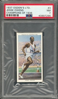 1937 Ogdens Ltd. "Champions of 1936" Complete Set (50) - Featuring Jesse Owens